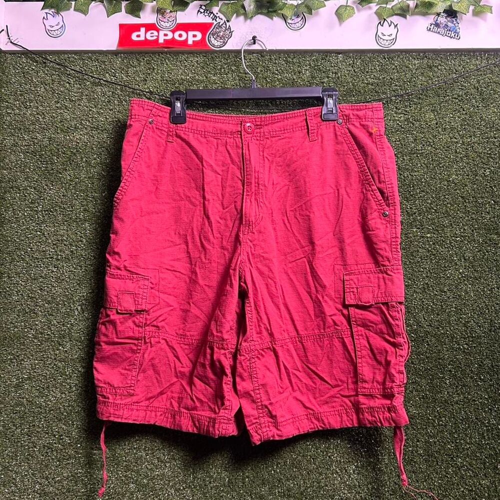 Ocean-pacific Men's Red and Pink Shorts